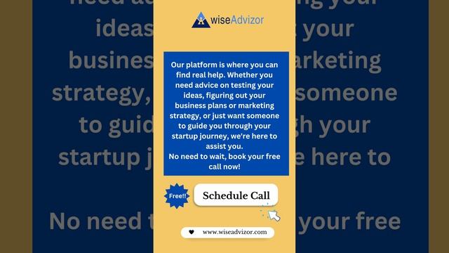 Expert Entrepreneurial Insights on wiseAdvizor!#mentor #mentorship #startups #businessideas #growth