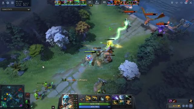 Dota 2 Phantom Lancer 8014 MMR 14/5/14 (Kills/Deaths/Assists) Ranked Full Gameplay смотреть онлайн