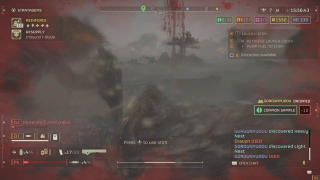 HELLDIVERS 2. Ghost Reinforcement Pod Kills Charger. смотреть онлайн