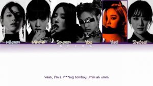 [Karaoke] (G)-IDLE (여자아이들) "TOMBOY" (Color Coded Eng/Han/Rom/가사) (6 Members)