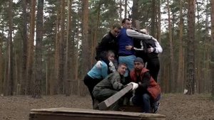 Веревочный курс Teamsoft  - тренинг командообразования. Ролик с демо веревочного курса
