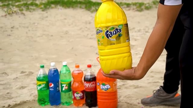 Гигантские Pepsi, Coca Cola, Big Fanta, Mirinda, Sprite, 7up, Orbeez и разные Mentos в Underground