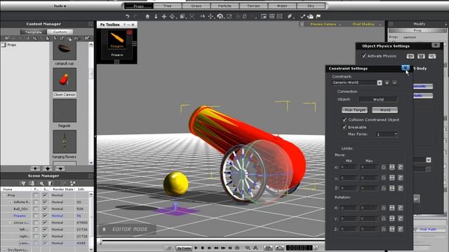 iClone5 Tutorial - Physics Toolbox - L1 Firepower смотреть онлайн