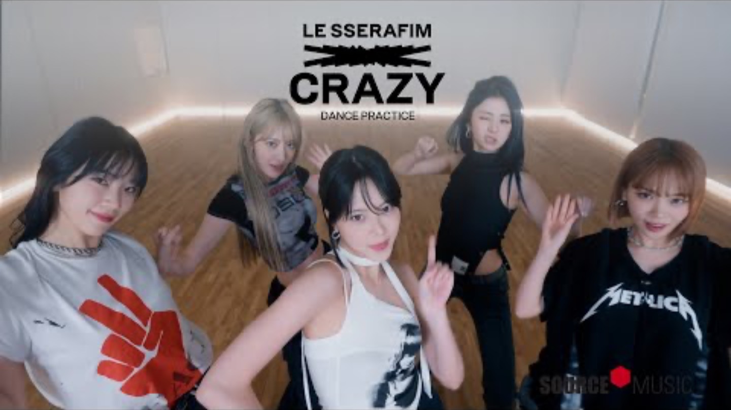 LE SSERAFIM - CRAZY dance practice mirrored