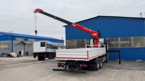 Бортовой FAW J6 CA3250 6x4 с КМУ SunHunk S-1606