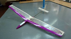 Радиоуправляемая модель метательного планера спортивного класса F-3K