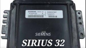 Renault Megane 1 Siemens Sirius 32 IMMO OFF S110030050 B 8200047493