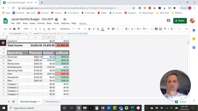 How To Create A Budget - Google Sheets Template (Mobile Friendly!)