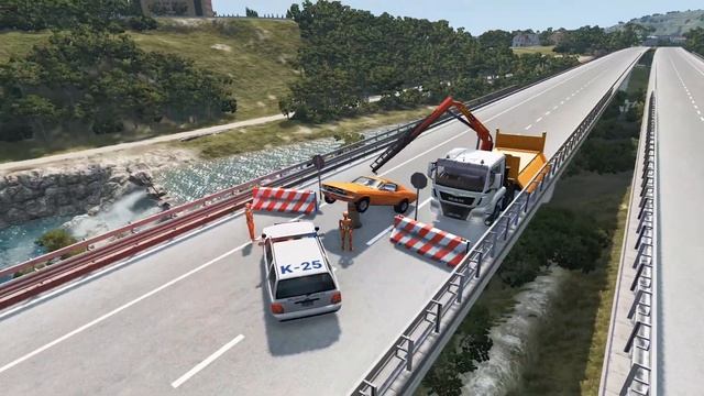 Cars vs Bollards #1 – BeamNG Drive смотреть онлайн