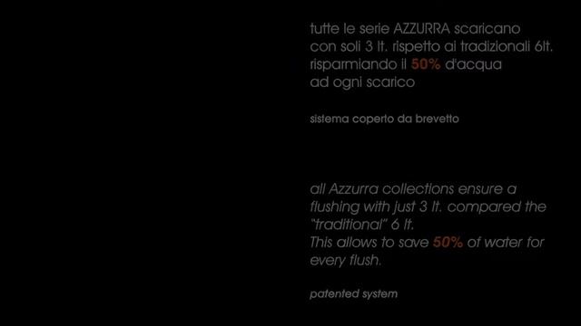 Azzurra | Save the water