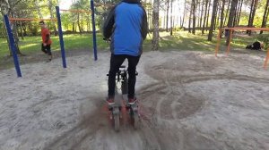 Тест-драйв Электросамокат по песку