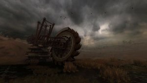 Stalker - Call Of Pripyat Ambience -  Jupiter / Quarry  - Wind & Rain sounds - Crow sounds