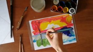 Монотипия. Знакомство с техникой