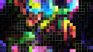 Психоделика - Заставка - Абстрактные разноцветные движущиеся квадраты