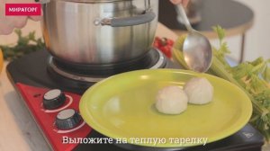 Хинкали со сметанным соусом