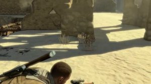 Sniper Elite 3 - ОАЗИС СИВА (устранение офицера с Алекс-Киборгом)