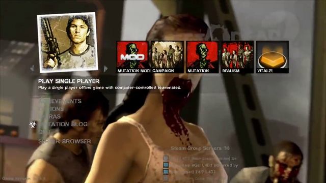 Left 4 dead 2 Custom Menu background смотреть онлайн