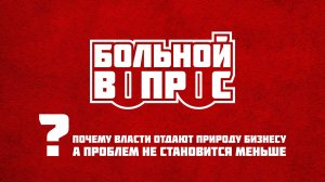 Почему власти отдают природу бизнесу, а проблем не становится меньше?