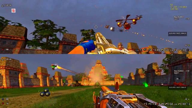 Serious Sam Fusion Parsec Coop Gameplay смотреть онлайн