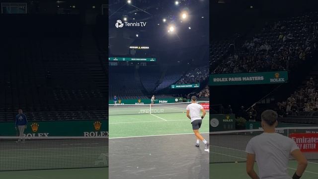 Alcaraz vs Medvedev Practice