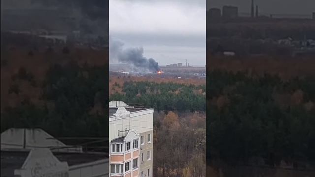 🔥15 человек выбрались из пожара на производстве пластиковых окон в Подольске🔥