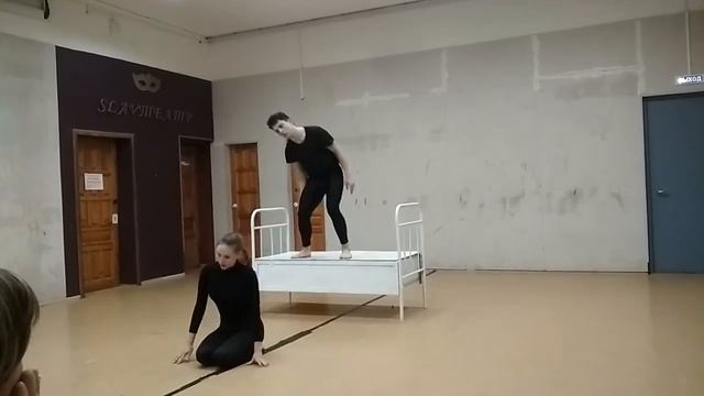 ЭКЗАМЕН. СЦЕНИЧЕСКОЕ ДВИЖЕНИЕ. Анна Шешина. Егор Нечаев.