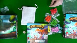 Знакомство с настольной игрой "Драфтозавры"