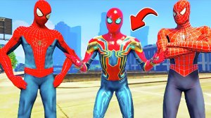 ВСЕ КОСТЮМЫ ЧЕЛОВЕКА ПАУКА! Spider Man и ОБЗОР МОДА GTA 5 ВИДЕО MODS ИГРЫ