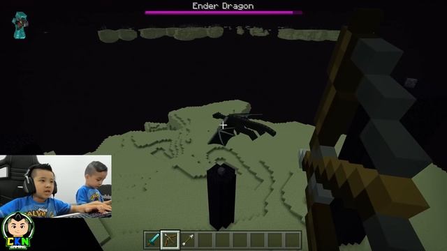 Ender Dragon Battle with CKN Gaming смотреть онлайн
