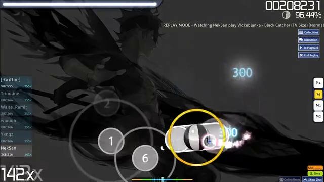 Black Catcher - osu! смотреть онлайн