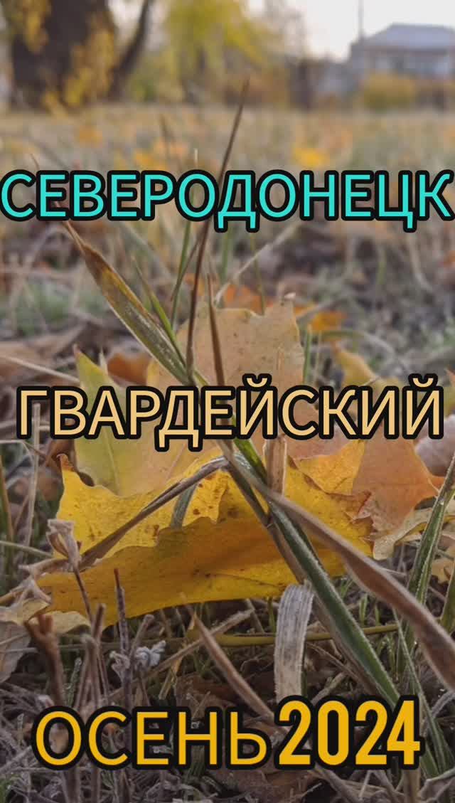 Северодонецк, Осень, Гвардейский