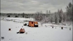 Снежный ноябрь в Бурегах.