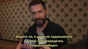 Richard Armitage's interview at SDCC on Hitfix and io9, Russian subtitles