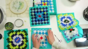 Sewing sashing for Granny Squares Quilt - vid 59 - Live with Alyssa