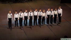 "Сегодня орлята, а завтра орлы". Исполняет младшая группа хоровой капеллы мальчиков «Орлята»