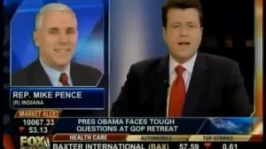 1-29-2010 - Congressman Mike Pence Calls Into Fox Business To Discuss GOP Retreat