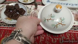 Ереванский фарфор из СССР. Накрываю стол.