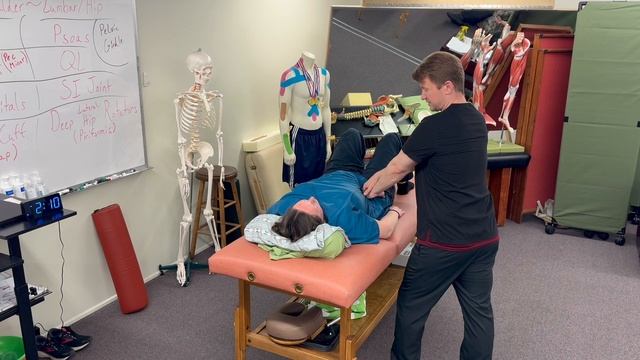 Massage Demo Low Back Pelvis Supine Deep Releases 2024   HD 1080p смотреть онлайн