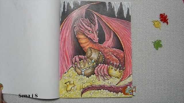 РАСКРАШЕННОЕ за месяц август What I Colored in August / Сompleted Coloring Pages August / SenaiS Ar