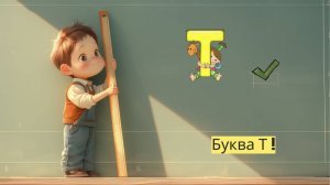 Веселая буква Т: Приключения в мире алфавита! - Детский образовательный мультфильм