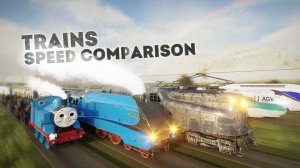 SPEED COMPARISON 3D Train