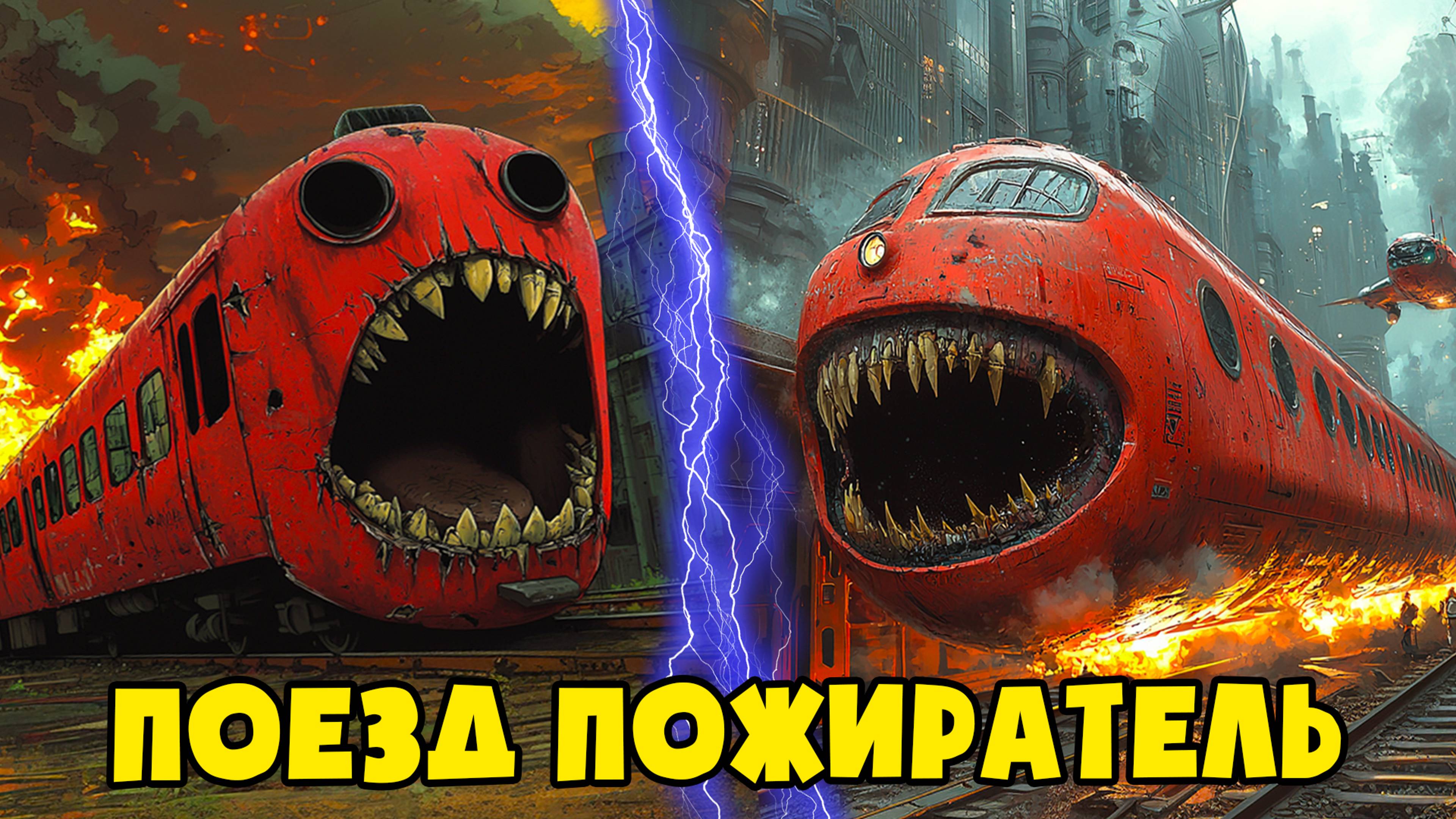 Приключения ПОЕЗДА ПОЖИРАТЕЛЯ! (Сборник Анимаций, мультик, мультфильм, анимация, аниматор)