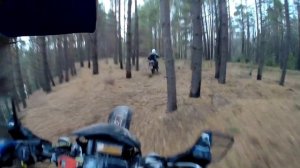 Абзетцер DRZ400 эндуро с пассажиром