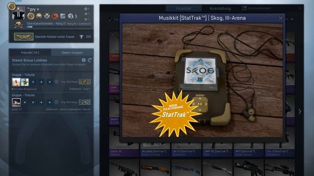 Smog, III Arena, Musikkit StatTrak (CSGO) смотреть онлайн