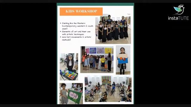 Pointillism Art Workshop with Minaa and Anum смотреть онлайн