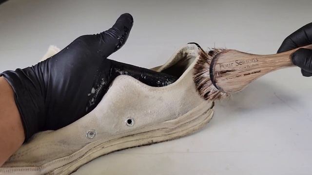 🎧ASMRㅣDirty Comme des garcons Sneakers Cleaning ㅣ운동화 세탁 4K 🧽 смотреть онлайн