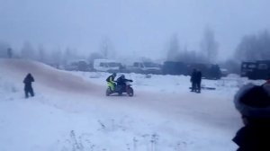 Мотокросс Родники 18.01.2020 коляски 2 заезд