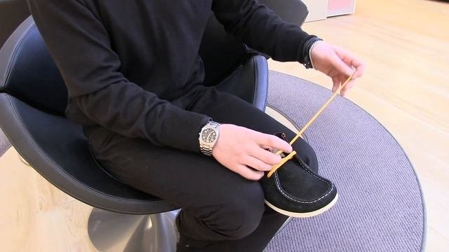 Как завязать шнурки. Способ №2