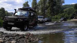 Брод по дороге на водопад Куперля