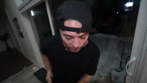 CAUGHT RAKE ON OUR SECURITY CAMERAS AT 3 AM!! *THERE WAS TWO*
